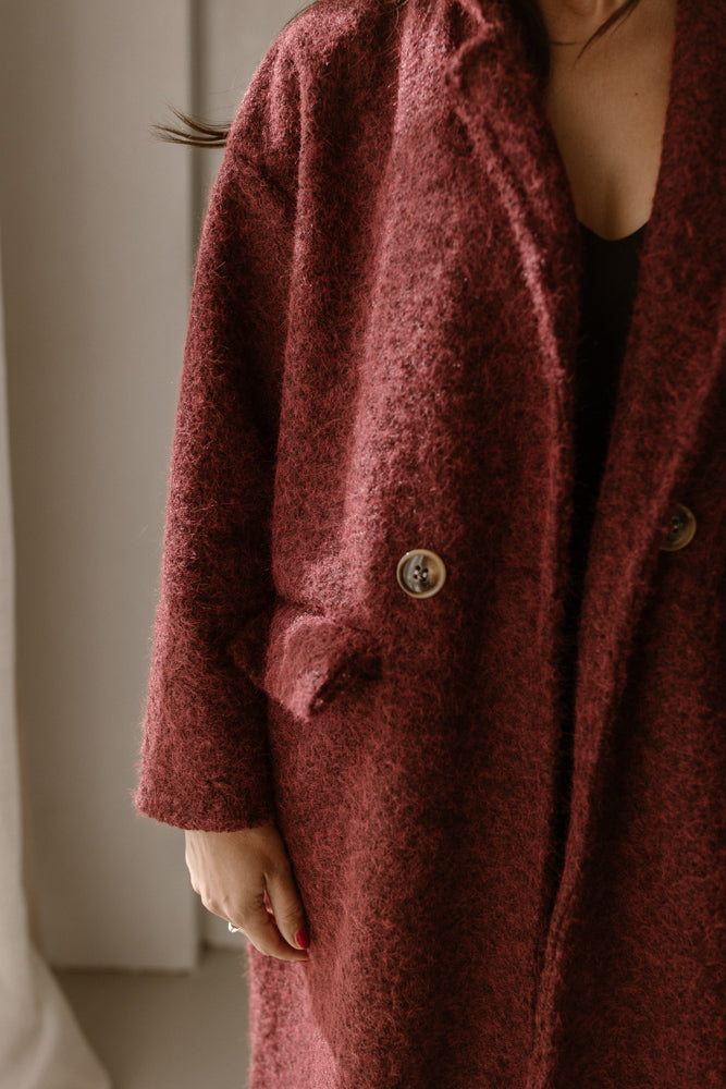 Vest/Jas Keet Bordeaux