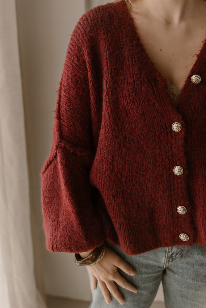 Vest Luna Bordeaux