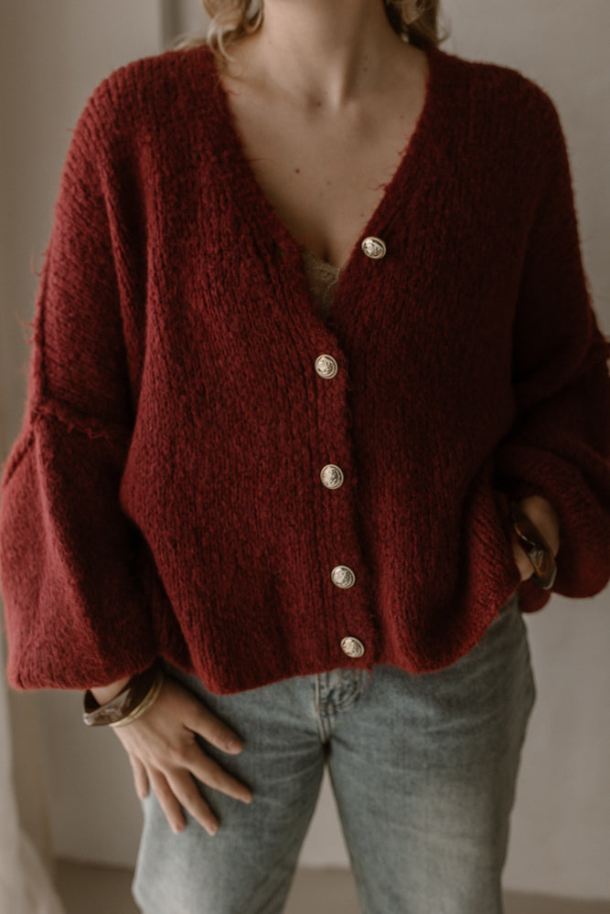 Vest Luna Bordeaux