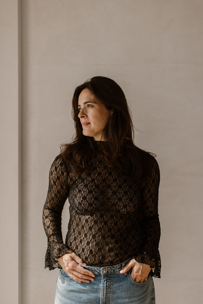 Top Lana Lace Black