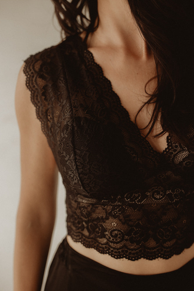 Bralette Zwart