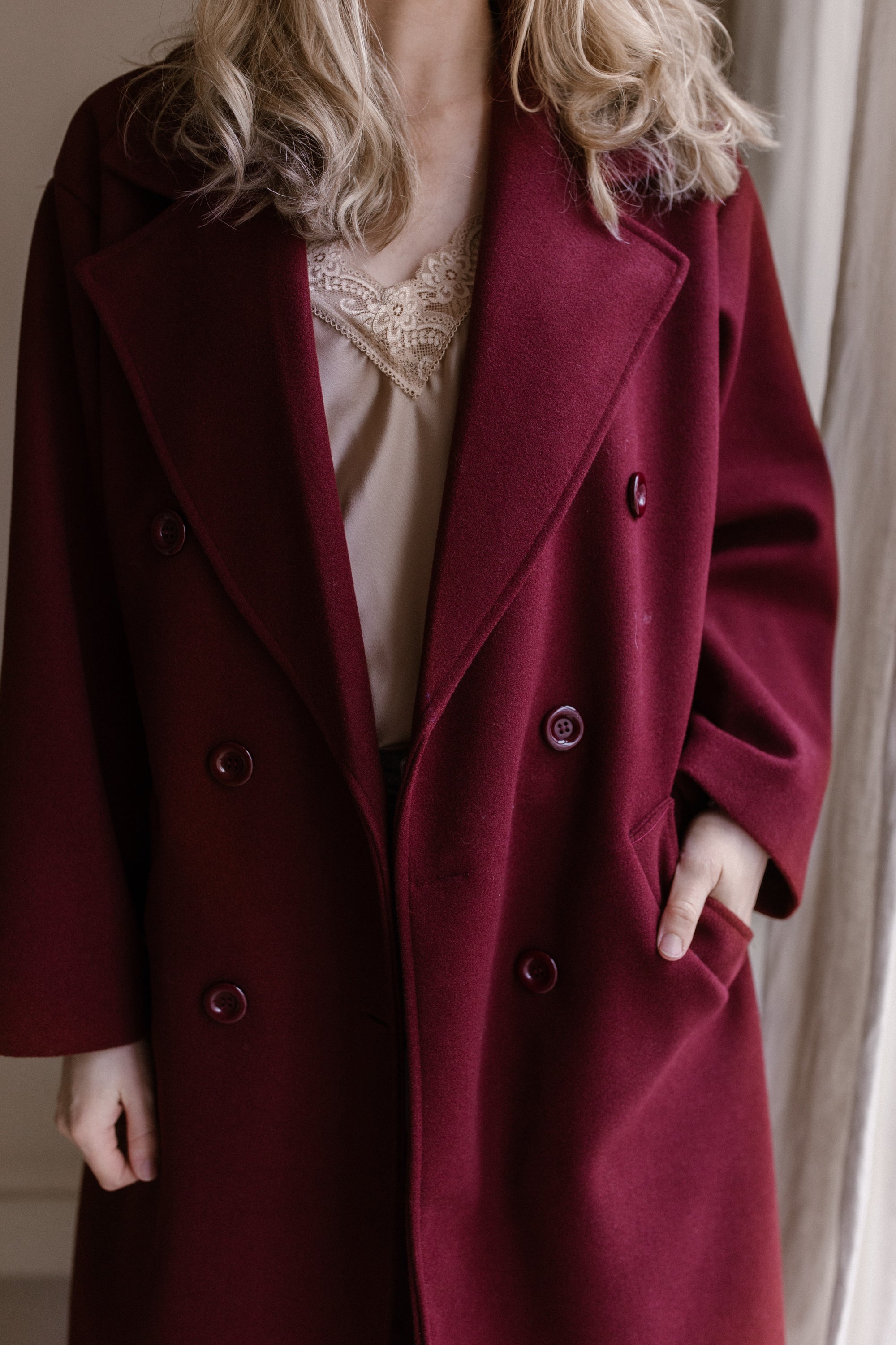 Jas Fleur Burgundy