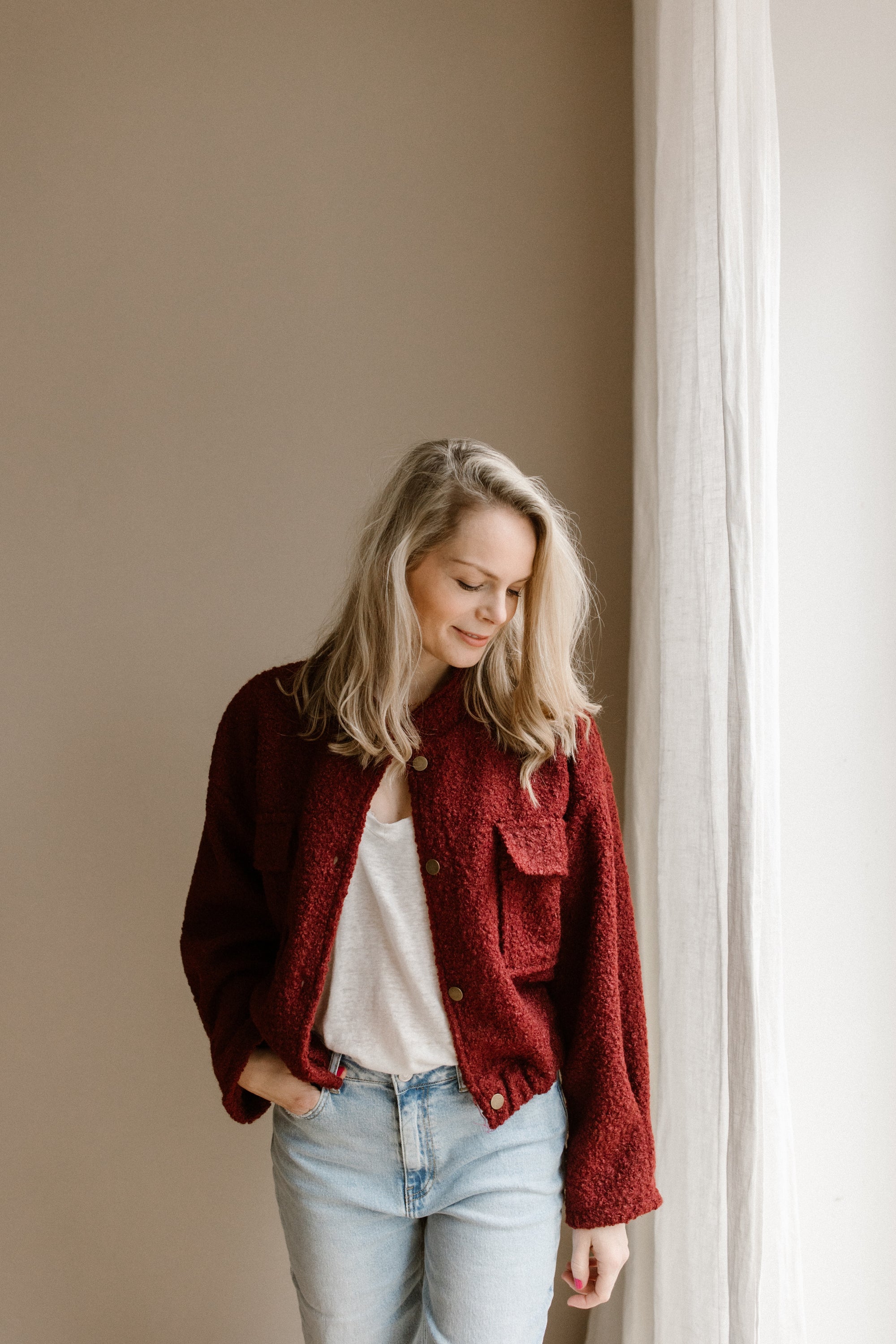 Veste Keet Bordeaux