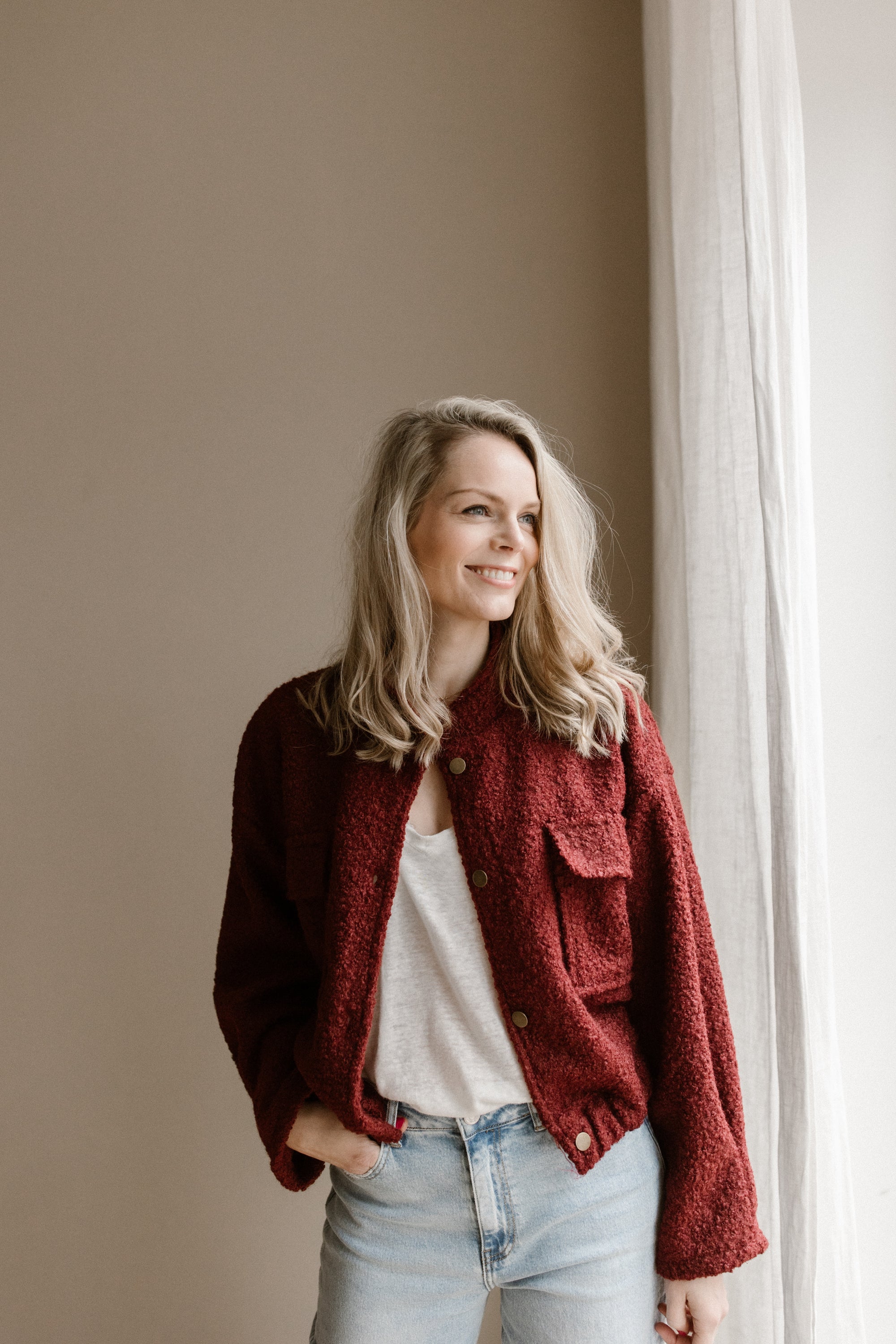 Veste Keet Bordeaux