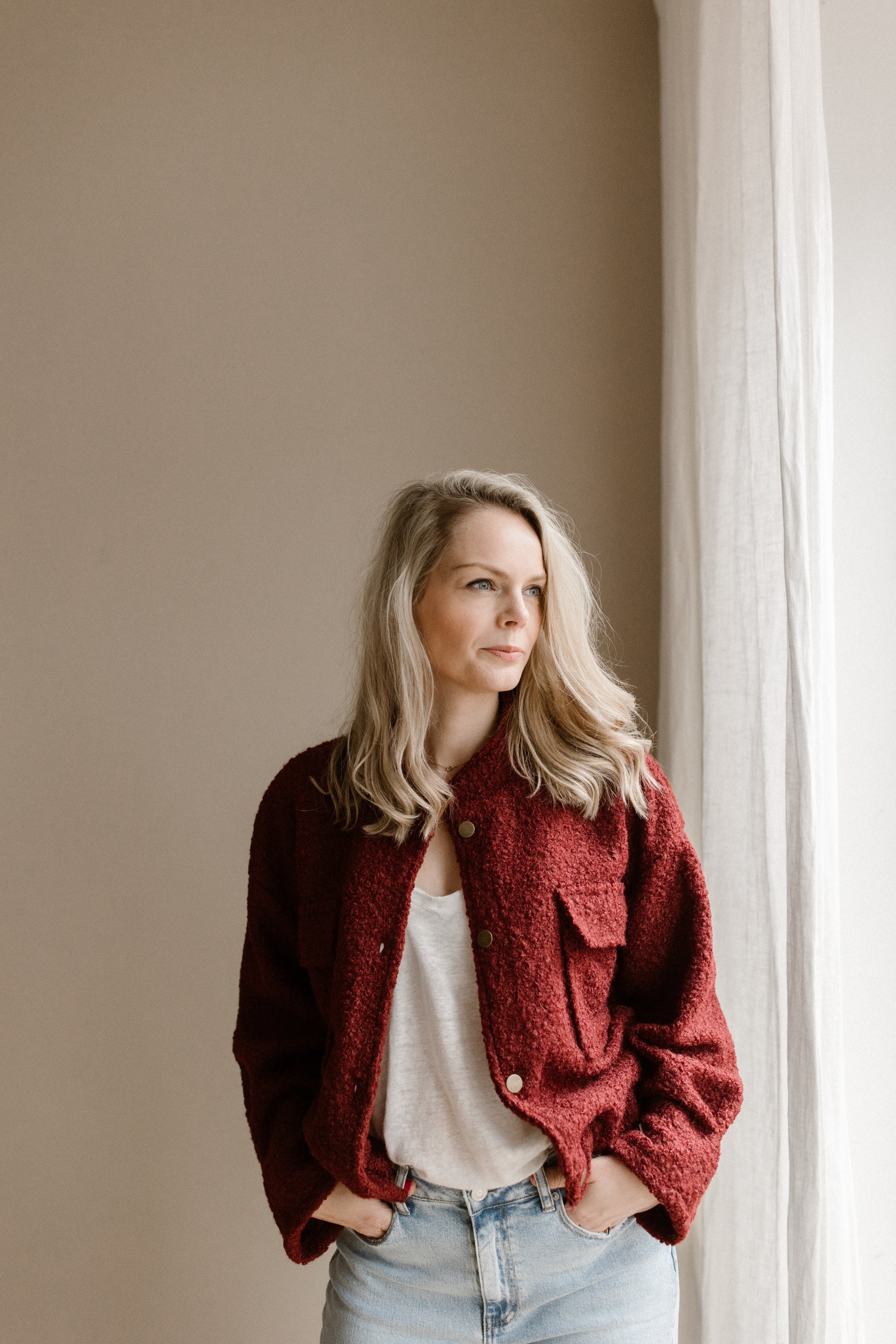 Veste Keet Bordeaux