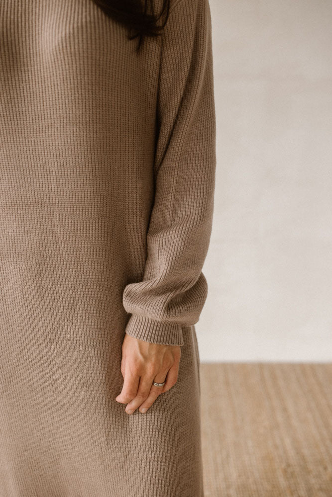 Jurk Maan taupe