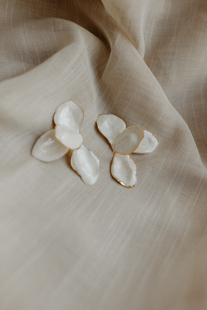 Oorbel Sara creme