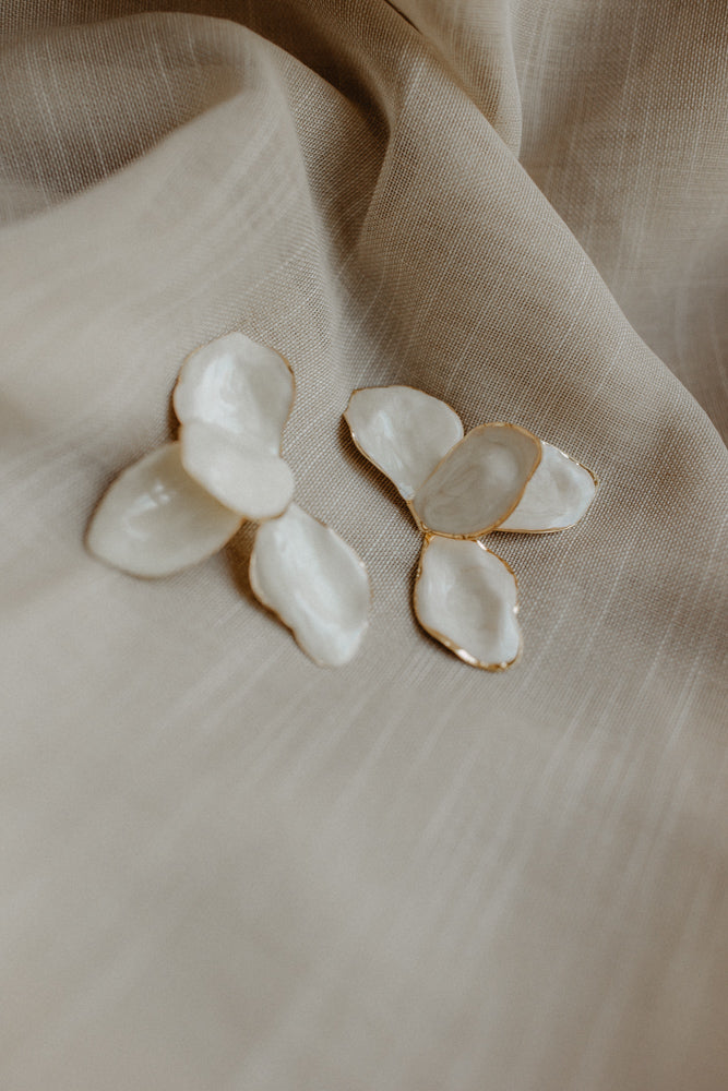 Oorbel Sara creme