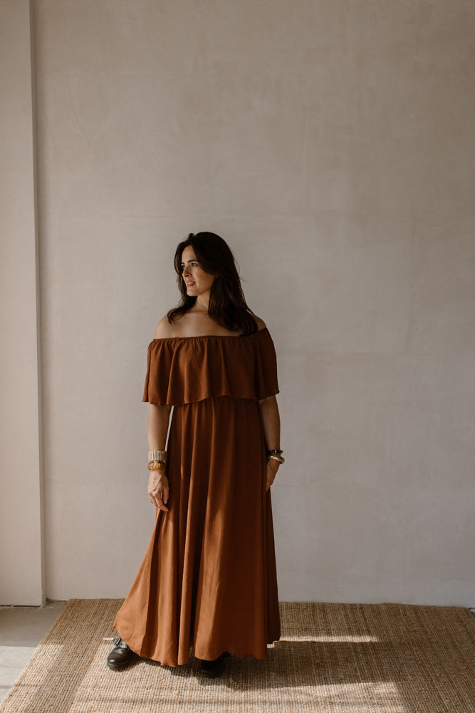 Jurk Yara Camel