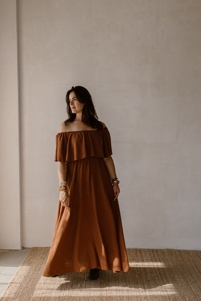 Jurk Yara Camel