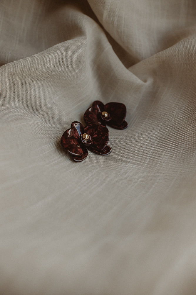 Oorbel Mik bordeaux