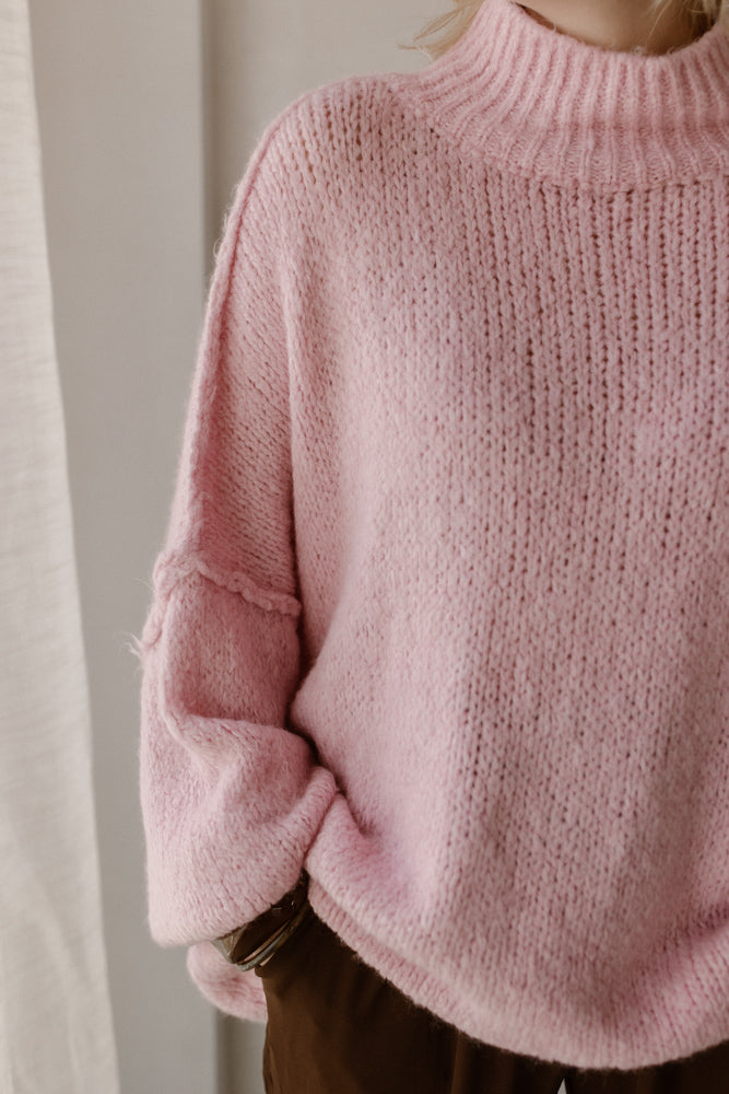 Trui Maan soft pink