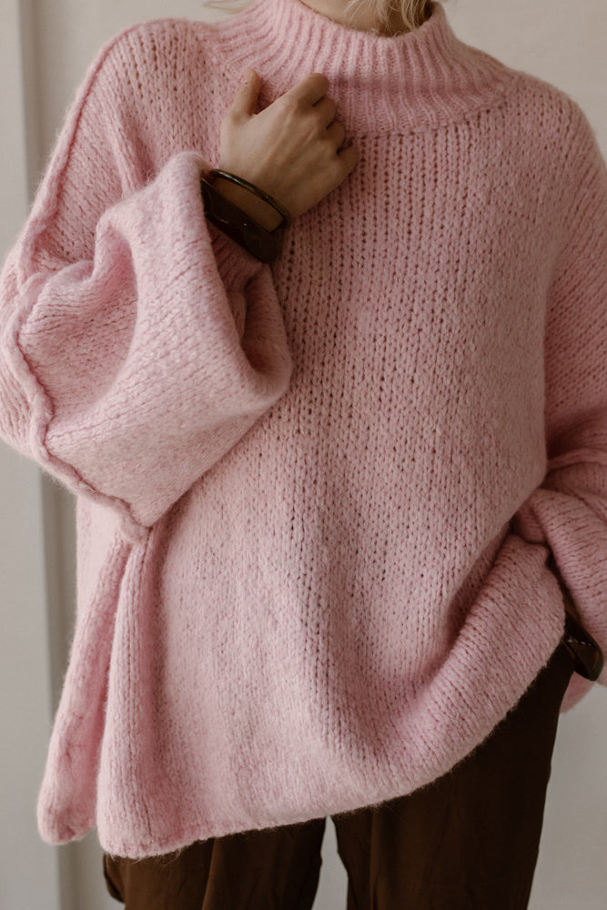 Trui Maan soft pink