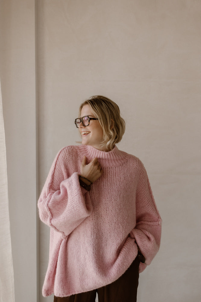 Trui Maan soft pink