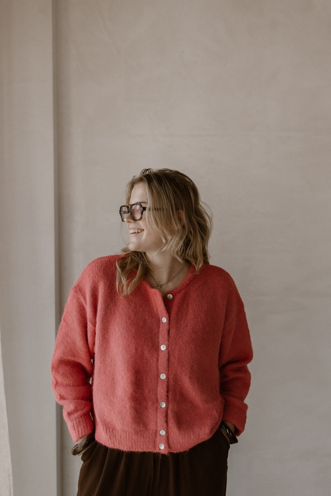 Cardigan Moos Crème