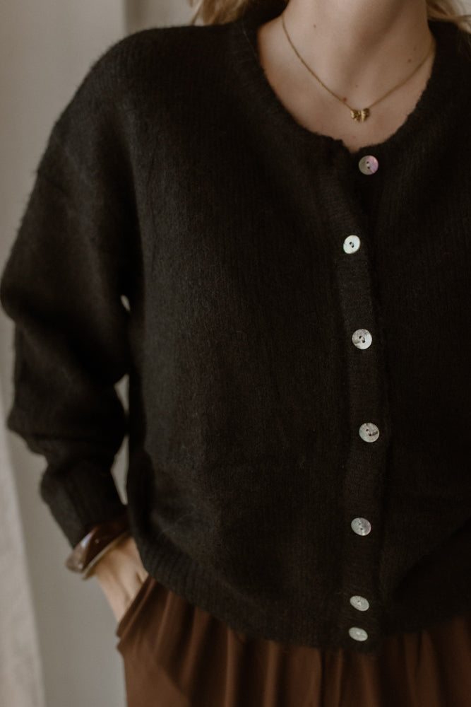 Cardigan Moos Crème