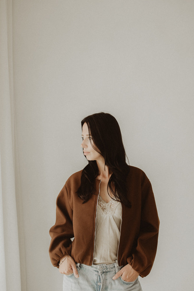 Jacket guus brown