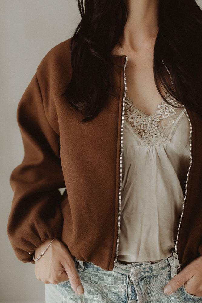 Jacket guus brown
