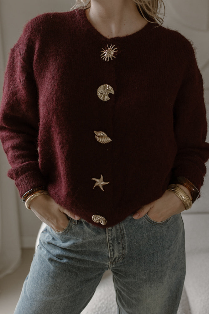 Vest ocean bordeaux