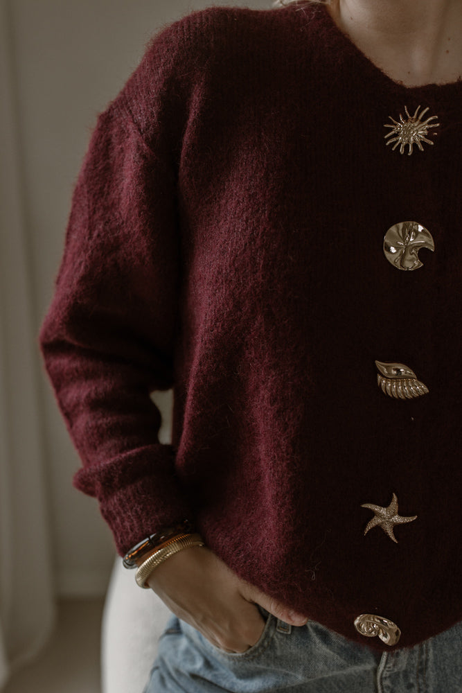 Vest ocean bordeaux