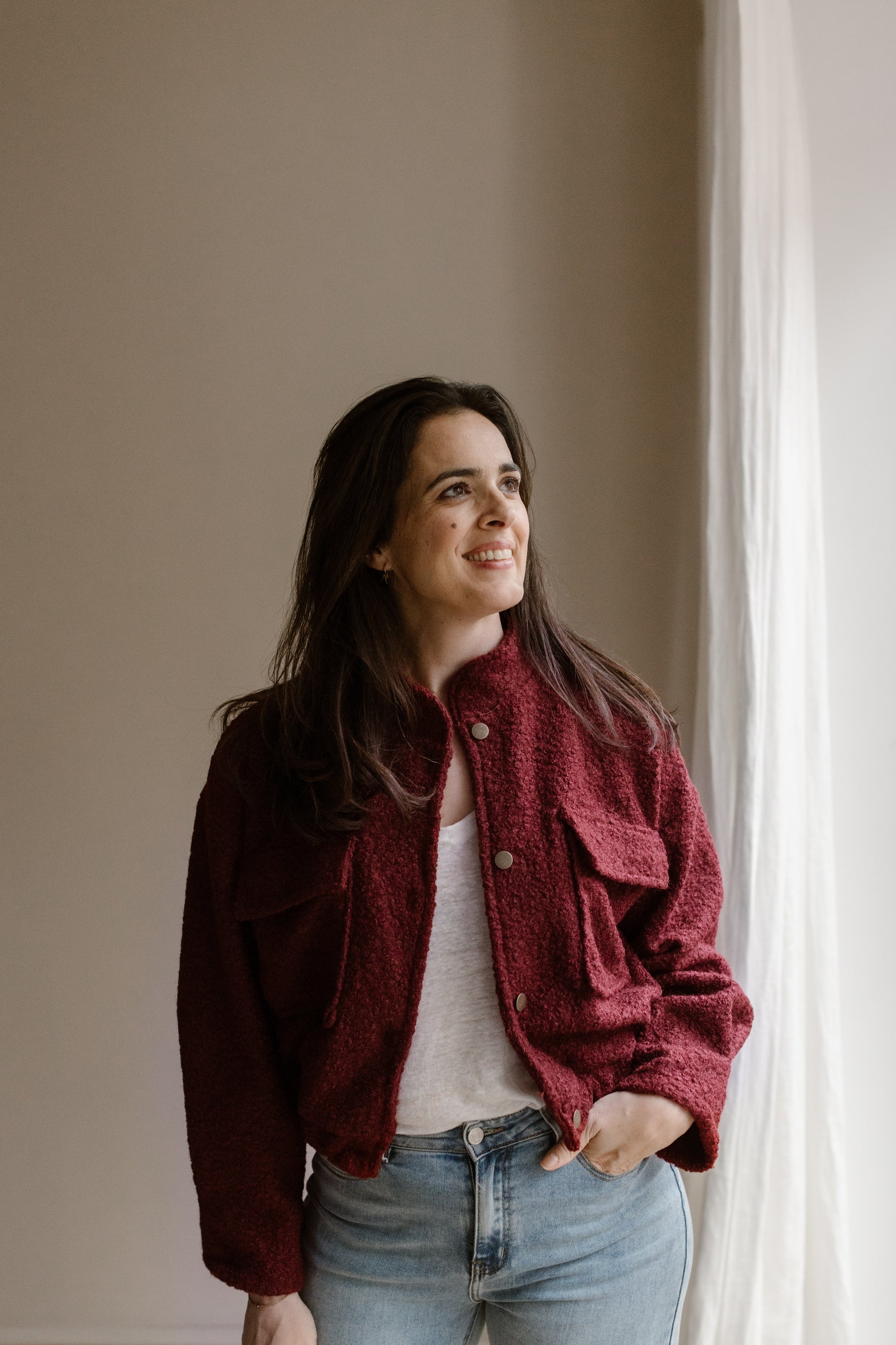 Veste Keet Bordeaux
