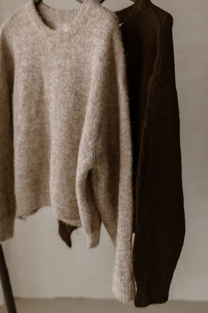 Trui Lily taupe