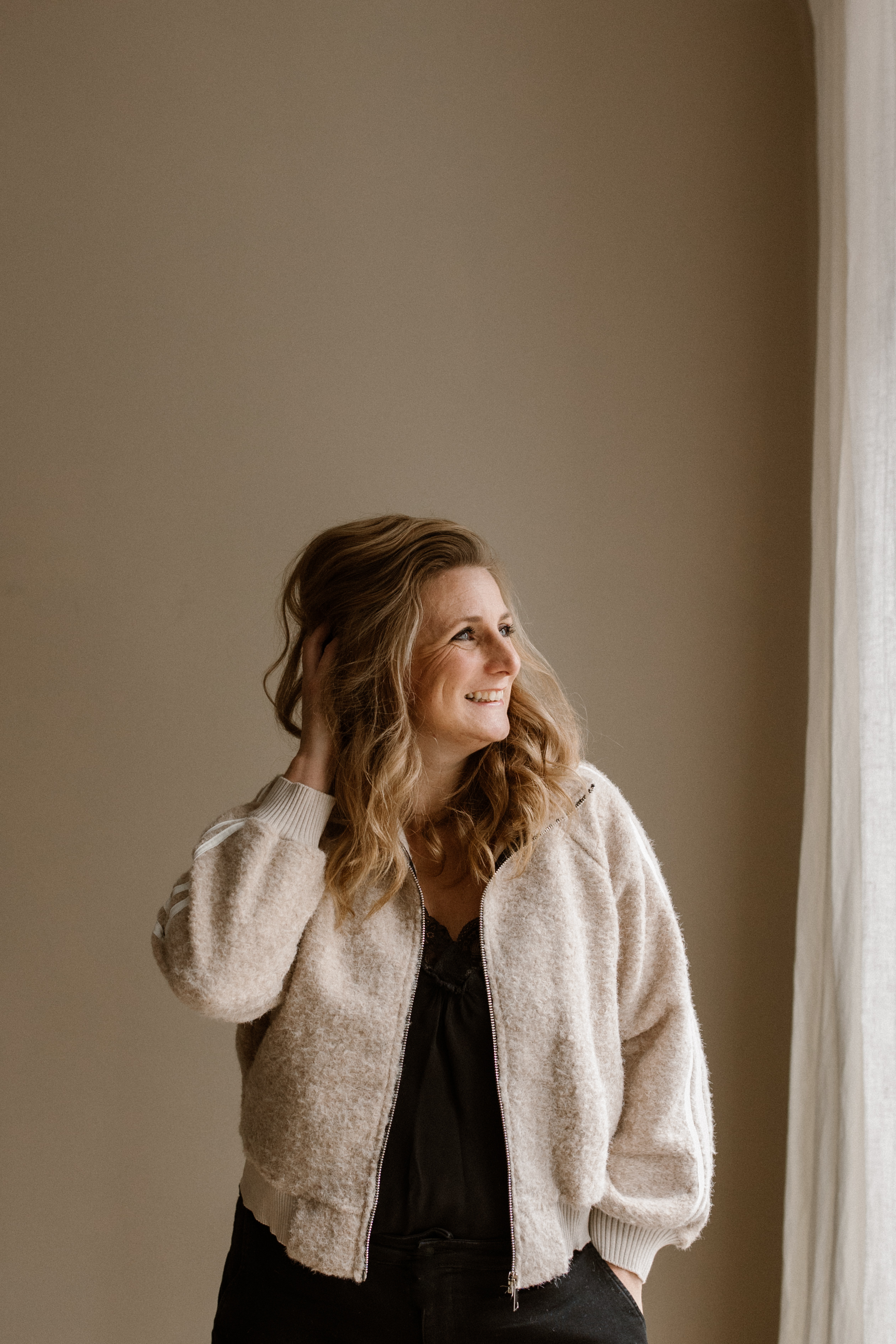 Jacket Loes Warm Beige