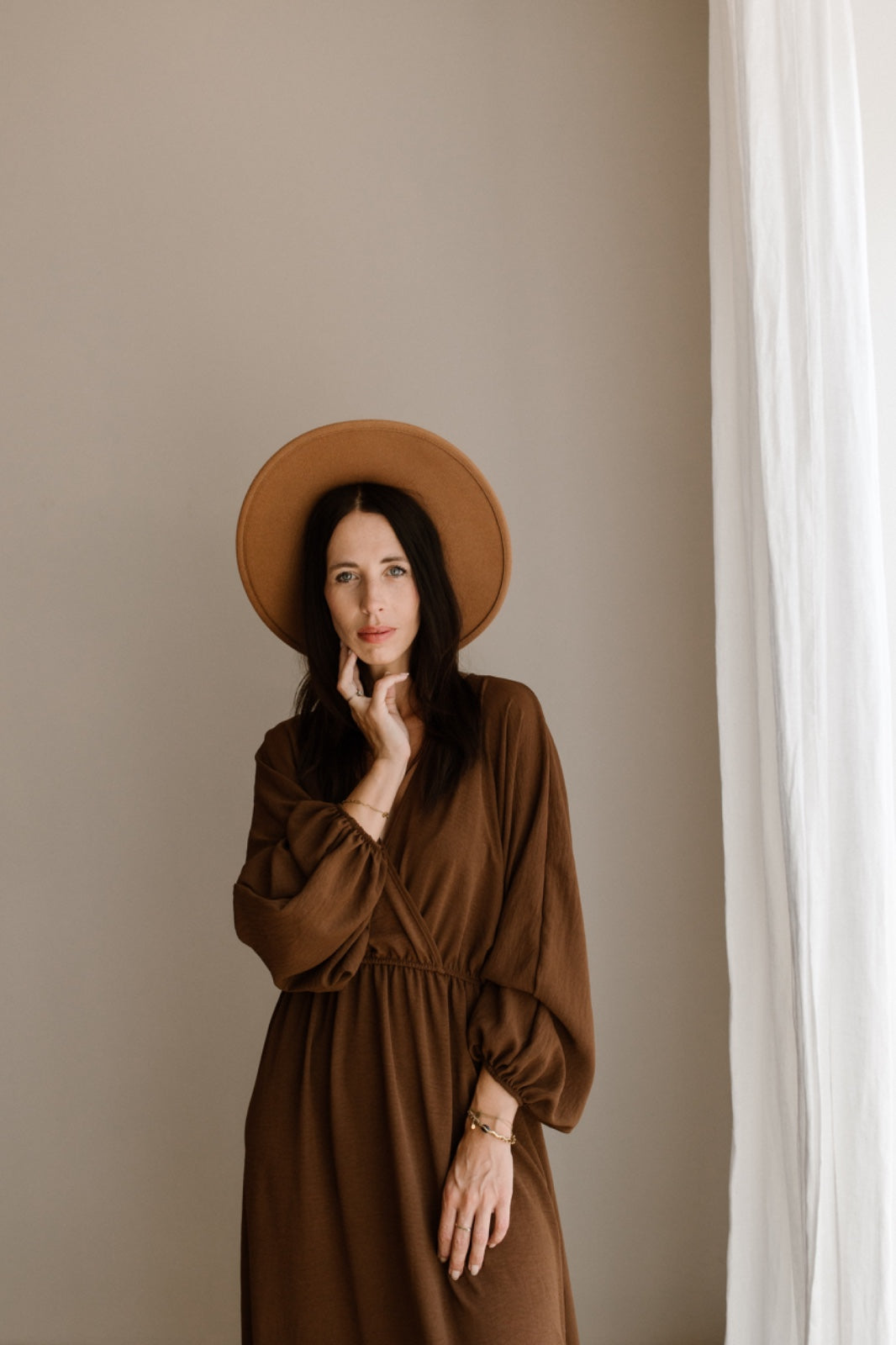 Dress lola dark brown