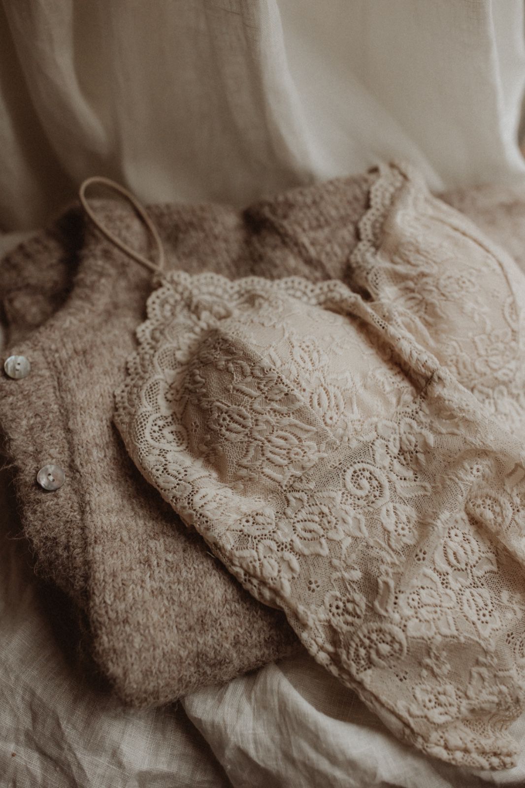 Vest moos light camel