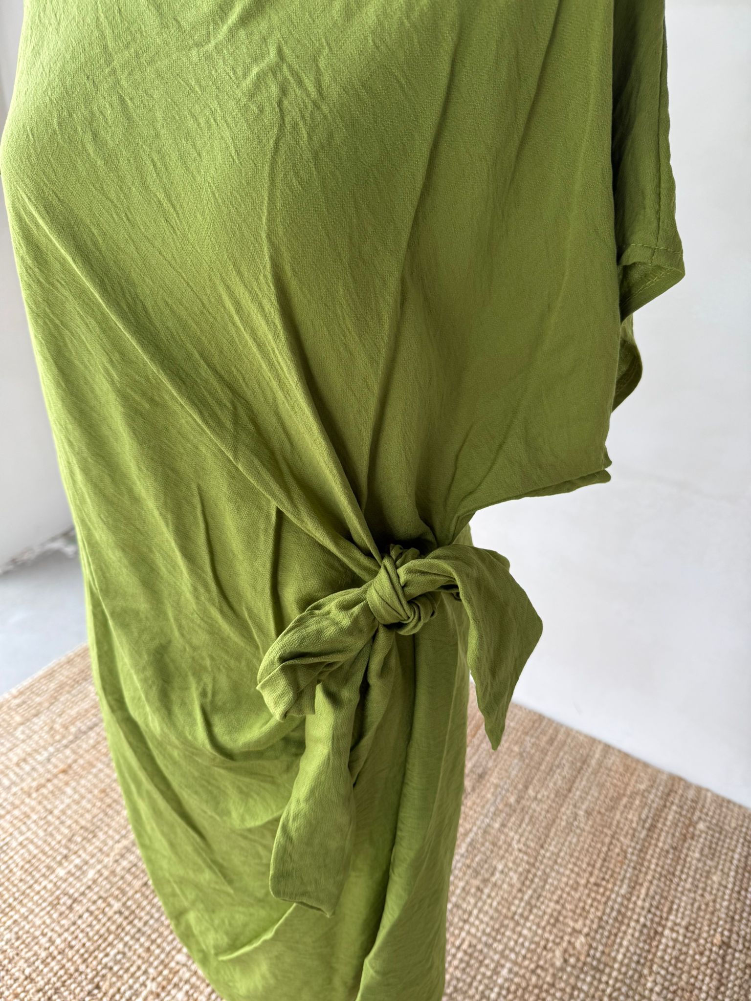 Jurk Jade Olijf Groen