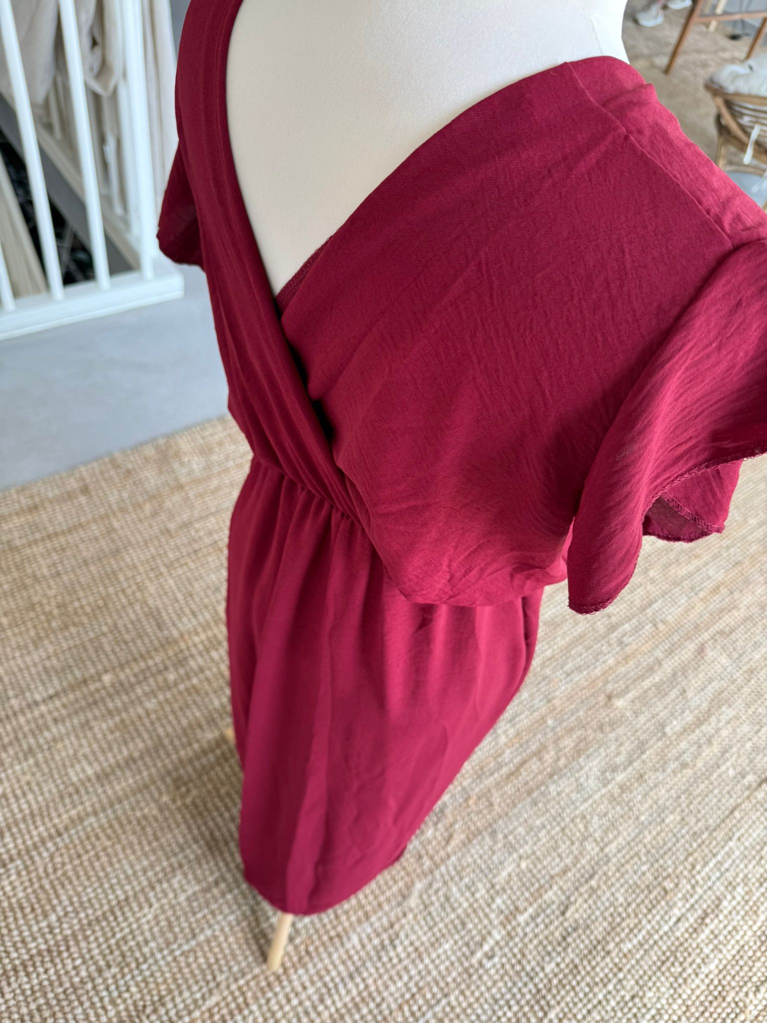 Jurk Lou Bordeaux