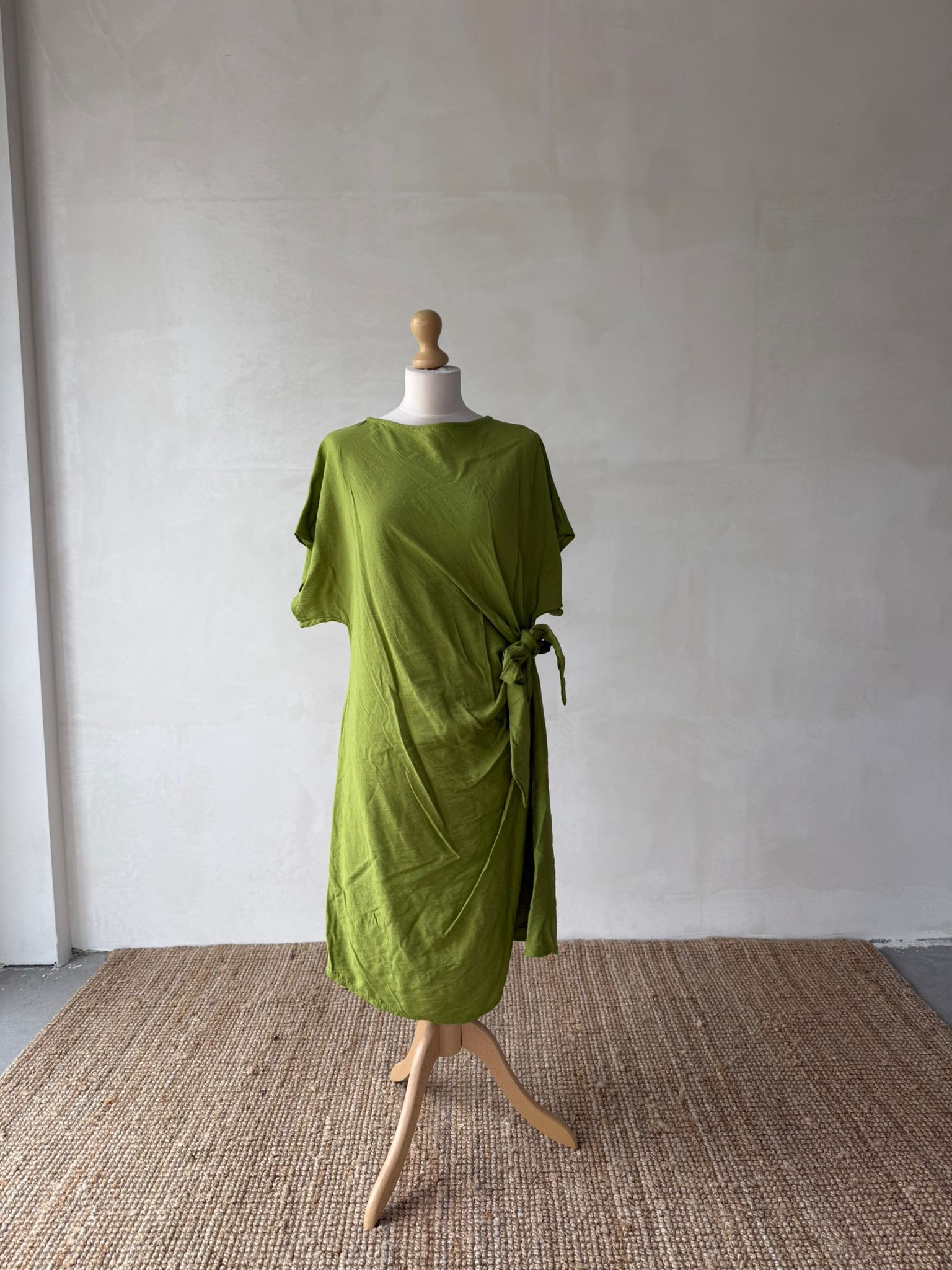 Jurk Jade Olijf Groen