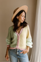 Vest Hanne Yellow/Pink