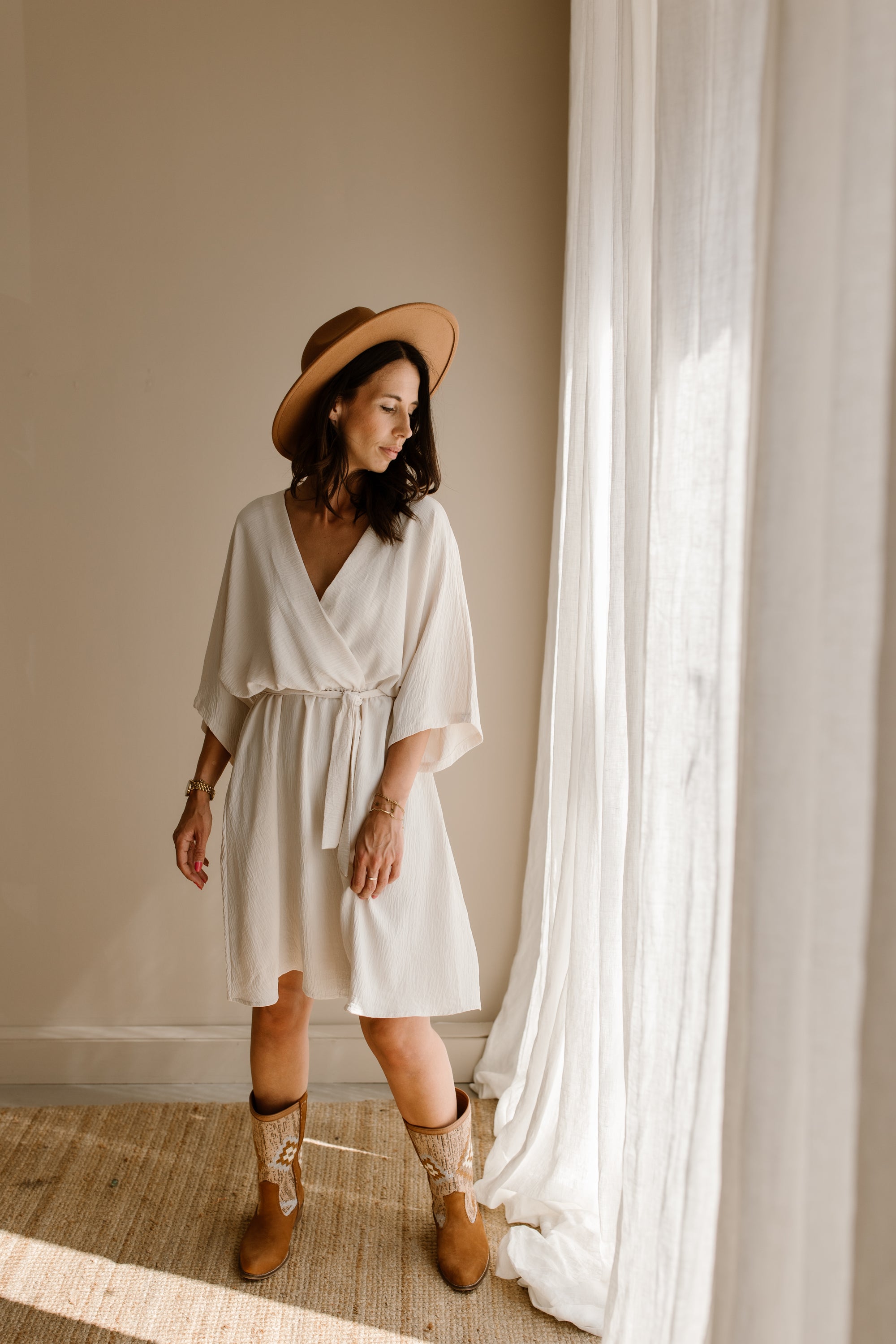 Kleid Noortje Offwhite