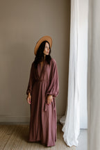 Kaftan ava old dark pink