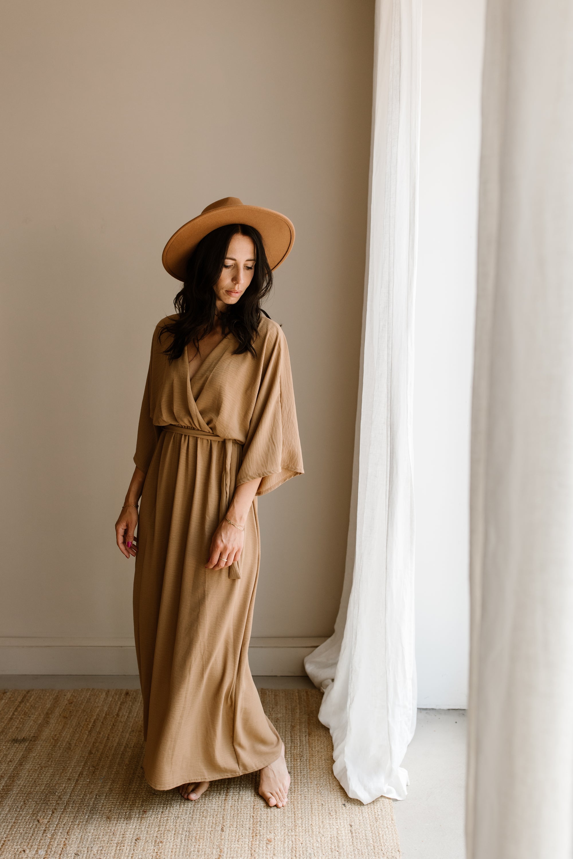 Kleid Mila helles Kamel