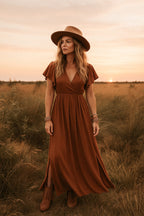 Robe Joan Camel