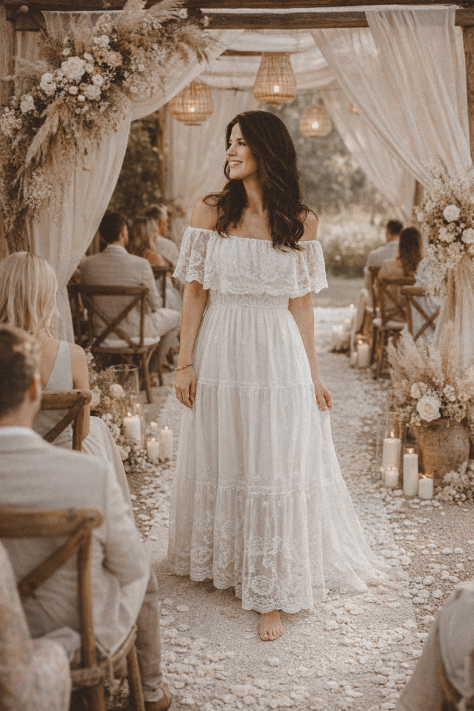 Robe Mia crème