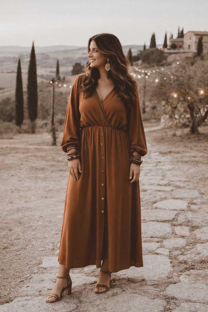 Dress lola dark brown