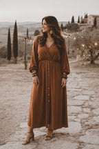 Dress lola dark brown