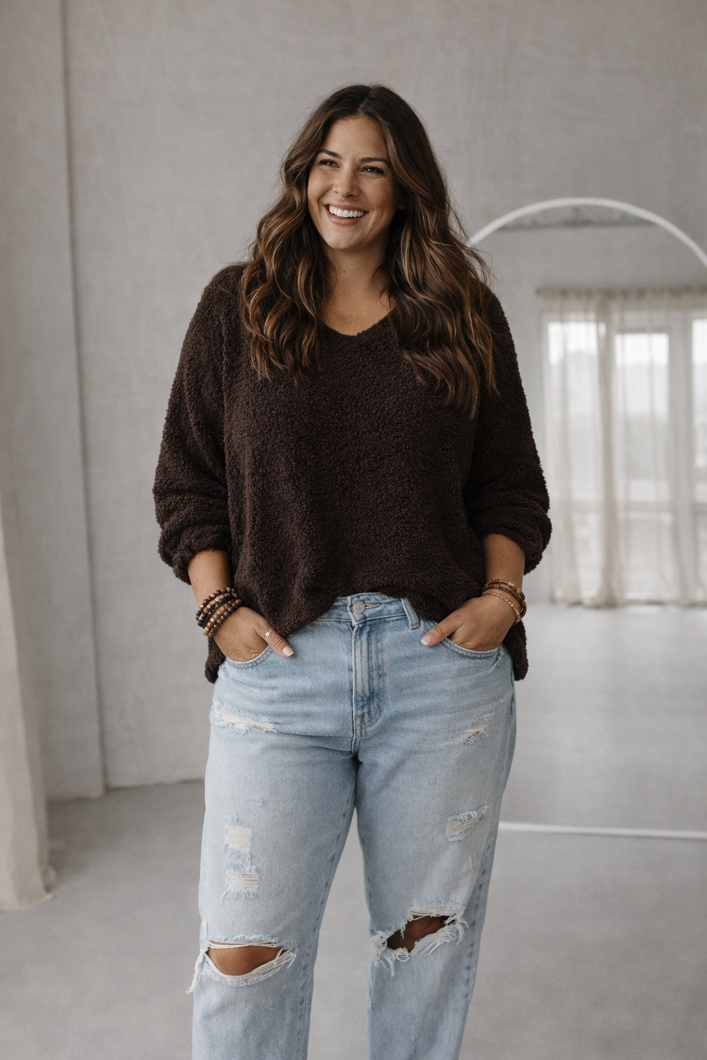 Sweater Teuntje Dark Brown