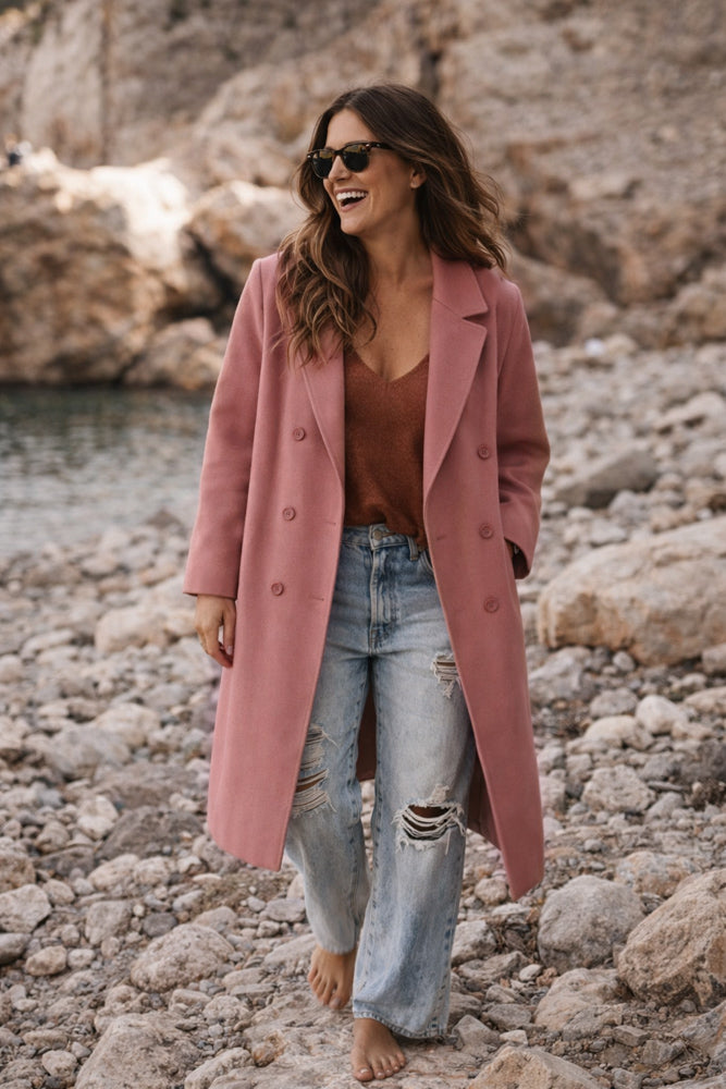 Jacke Fleur altrosa