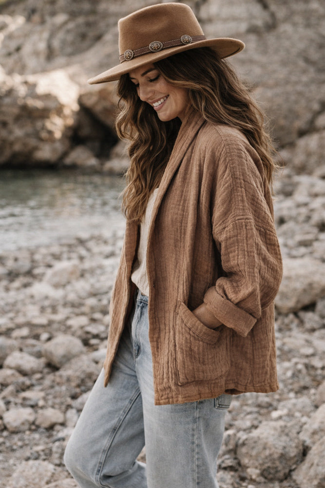 Jacket jet camel
