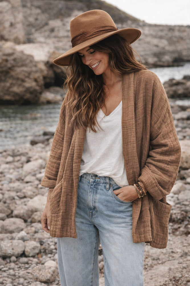 Jacket jet camel
