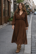 Dress Fem brown