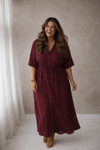 Jurk Cato burgundy