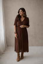Flore brown dress