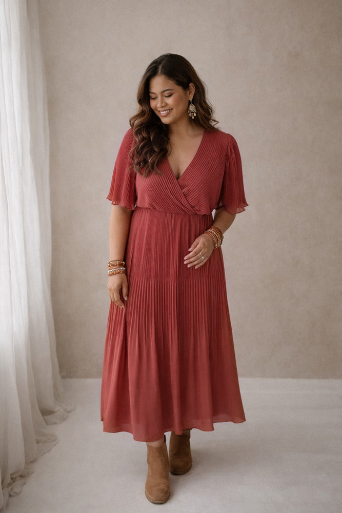 Jurk Flore raspberry