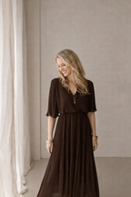 Flore brown dress