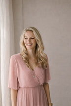 Jurk Flore licht roze